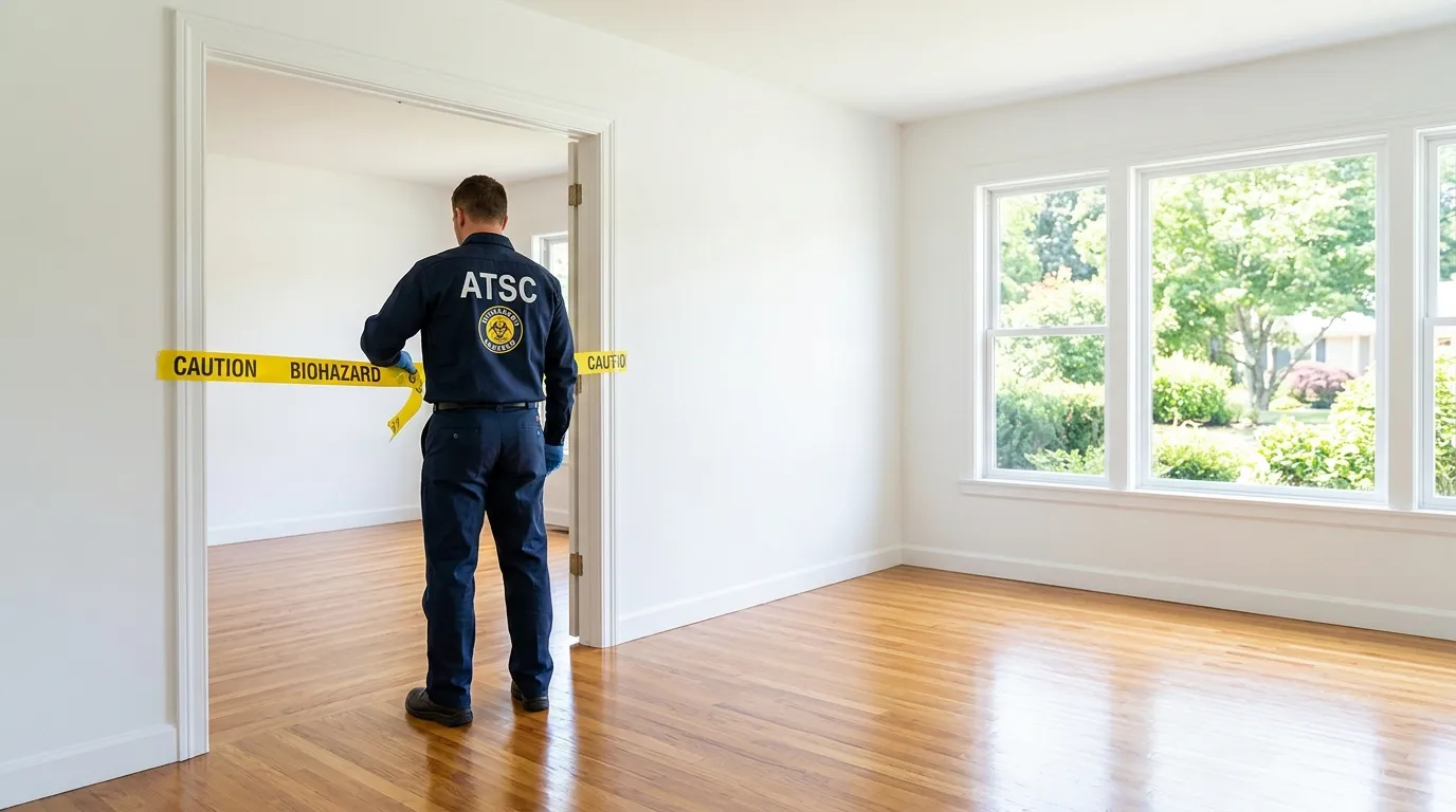 Certified biohazard cleanup crew performing Crime Scene Cleanup in Citrus Heights