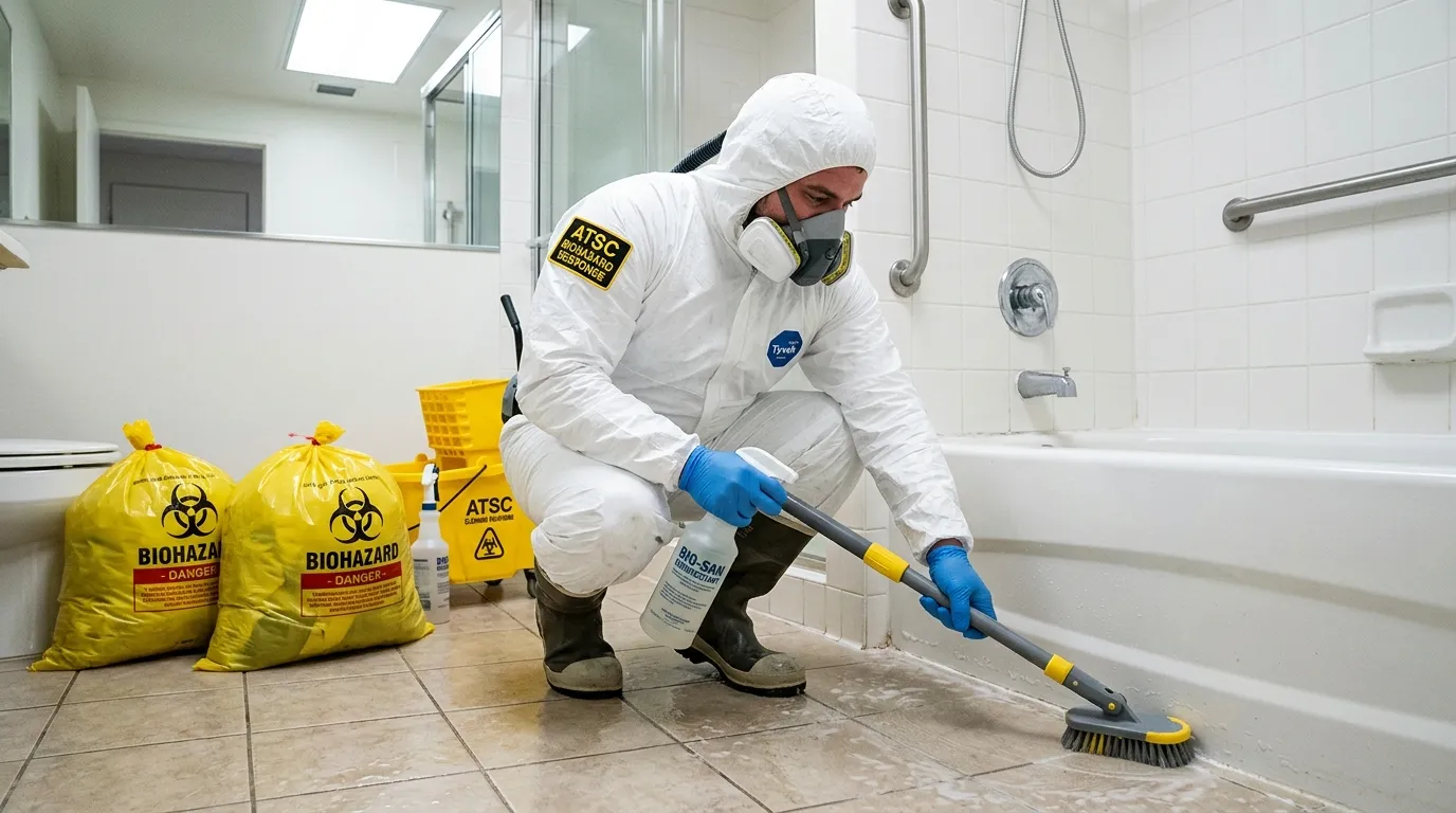 Decontamination equipment deployed for Blood Cleanup in Citrus Heights